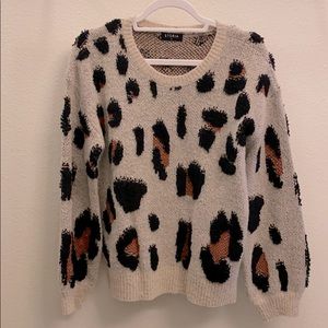 Leopard print sweater
